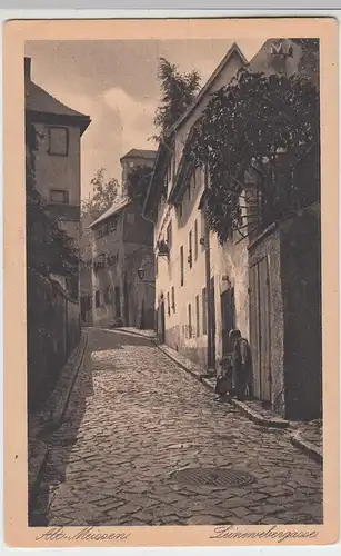 (90872) AK Meißen, Leinewebergasse, vor 1945