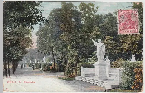 (90863) AK Berlin, Siegesallee, 1907