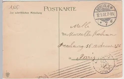 (90863) AK Berlin, Siegesallee, 1907