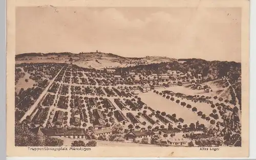 (90719) AK Truppenübungsplatz Münsingen, Altes Lager, 1926