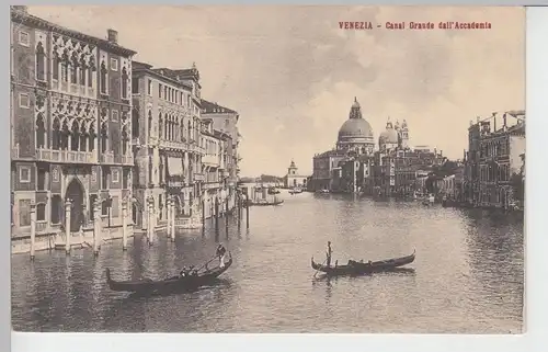 (90633) AK Venezia, Canal Grande dal l'Accademia, 1912