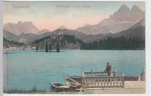 (90631) AK Ampezzotal, Ampezzo, Misurinasee u. Drei Zinnen, bis 1905