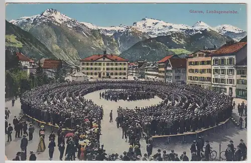 (90605) AK Glarus, Landsgemeinde, 1919