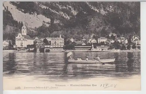 (90603) AK Vitznau am Vierwaldstättersee, 1908