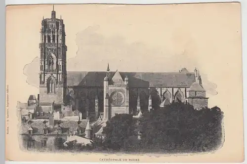 (90590) AK Rodez, Cathédrale, bis 1905