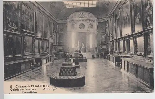(90577) AK Château de Chantilly, Galerie des Peintures, vor 1945