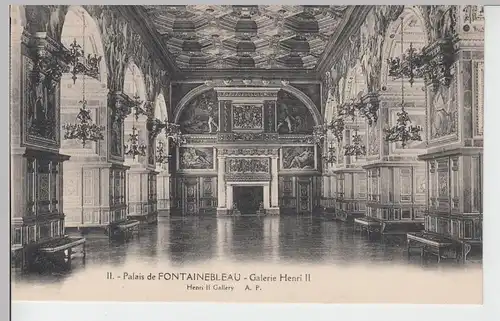 (90573) AK Palais de Fontainebleau, Galerie Henri II, vor 1945