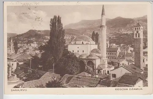 (90522) AK Sarajevo, Begova Džamja, 1925