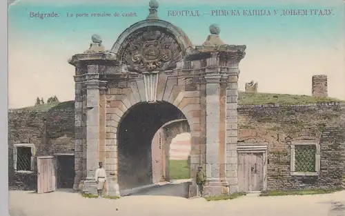 (90521) AK Belgrad, Београд, Romanisches Tor im Kastell, 1912