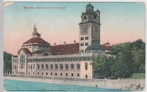 (90127) AK München, Müller'sches Volksbad, 1911