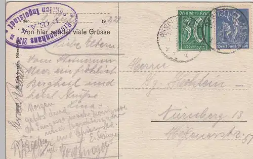 (89803) AK Berchtesgaden, Watzmann Mittelspitze 1922