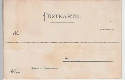 (89668) AK Leute strömen a.d. Gasthof, Jubileumsfeier, Litho bis 1905