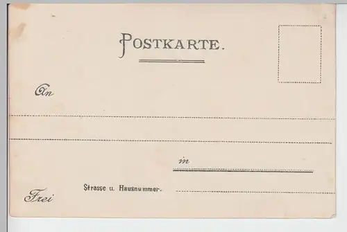 (89667) AK Leute strömen a.d. Gasthof, Jubileumsfeier, Litho bis 1905