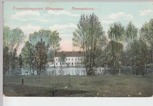 (89568) AK Truppenübungsplatz Altengrabow, Kommandantur, 1907