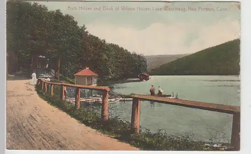(89546) AK Lake Waramaug, New Preston (Conn.), Bath house 1914