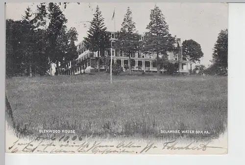 (89544) AK Delaware Water Gap, Glenwood House, 1906