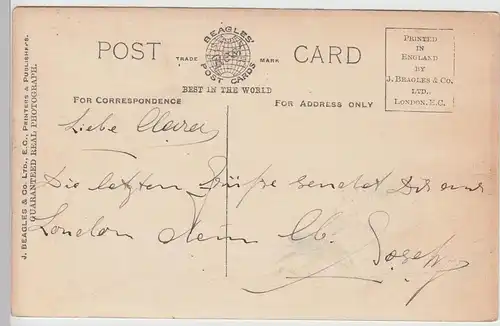 (89540) AK London, View from the Victoria Tower, vor 1945