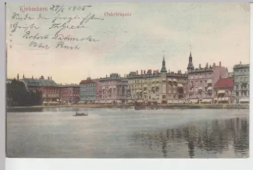 (89538) AK København, Kopenhagen, Østerbrogade 1905