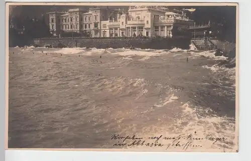 (89470) AK Opatija, Abbazia, Uferpartie 1927