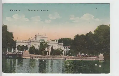(89408) AK Warschau, Warszawa, Palac w Lazienkach, 1927