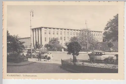 (89406) AK Warschau, Warszawa, Volksmuseum 1941