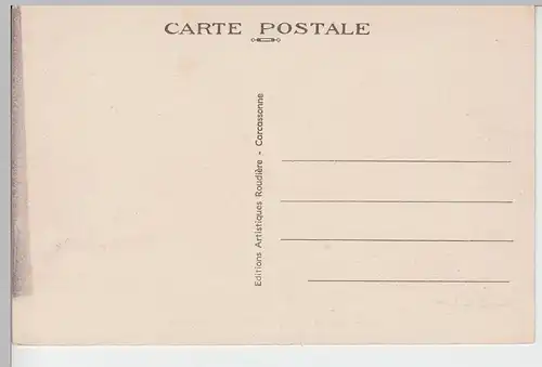 (89373) AK Carcassonne, eglise et côte Saint Gimer, vor 1945