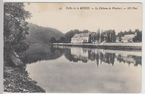 (89372) AK Château de Waulsort, Meuse, Maas, vor 1945