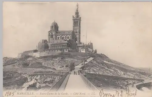 (89361) AK Marseille, Notre-Dame de la Garde 1905