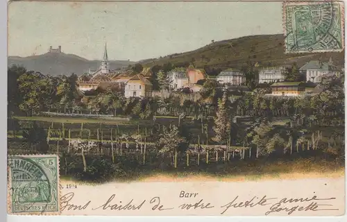 (89348) AK Barr, Elsass, Panorama 1904