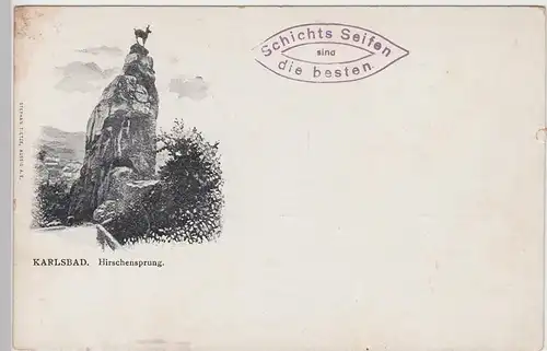 (89273) AK Karlsbad, Karlovy Vary, Hirschensprung, bis 1905