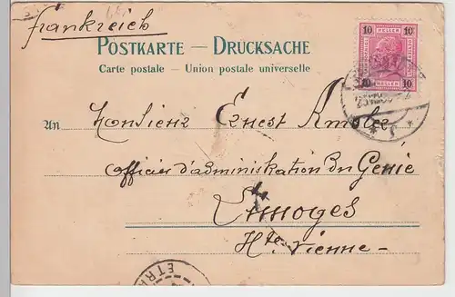 (89257) AK Karlsbad, Karlovy Vary, Mühlbrunnenkolonnade, um 1906