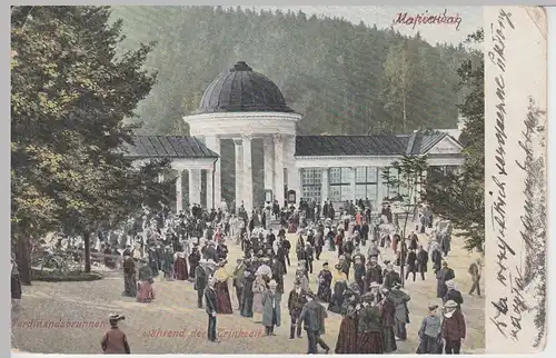 (89250) AK Marienbad, Mariánské Lázně, Ferdinandsbrunnen, um 1906