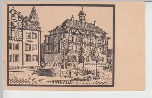 (89161) AK Vacha, Rhöhn, Rathaus 1914