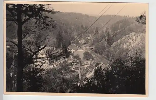 (89135) AK Alexisbad, Harz, Blick zum Kurhaus 1956