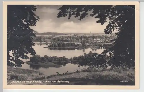 (89134) AK Feldberg, Meckl., Haussee, Liebesinsel 1955