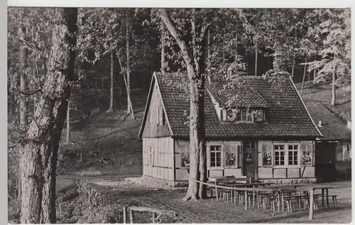 (89097) AK Heilbad Heiligenstadt, Waldgaststätte Neunbrunnen 1961