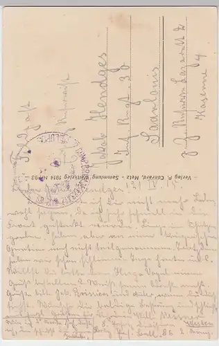 (89005) AK Nieuport, Nieuwpoort, Granatwirkung an Kirche, Kruzifix, 1915