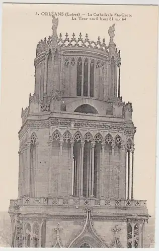 (88978) AK Orléans, La Cathédrale Ste.-Croix, La Tour, vor 1945
