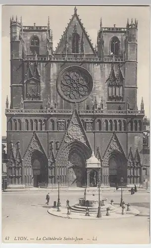 (88957) AK Lyon, La Cathédrale Saint-Jean, vor 1945