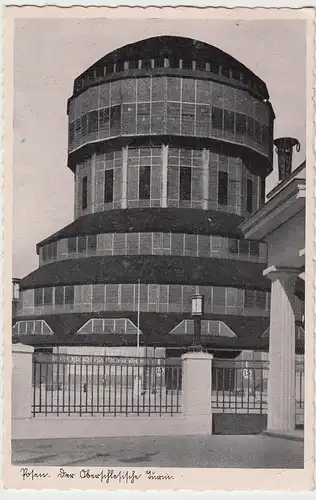 (88935) AK Posen, Poznań, Oberschlesischer Turm, 1944