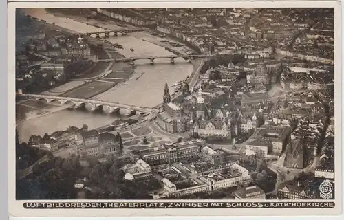 (88706) AK Dresden, Luftbild 1930