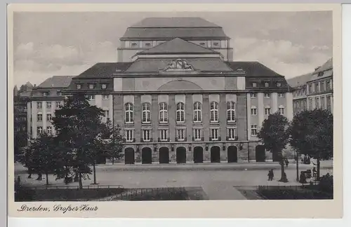 (88702) AK Dresden, Großes Haus, 1940er