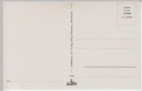 (88339) AK Oderberg (Mark), Ansicht mit Albrechtsberg