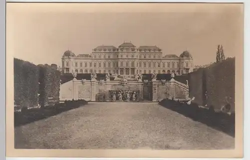 (88238) AK Wien, Oberes Belvedere, Nordseite, vor 1945