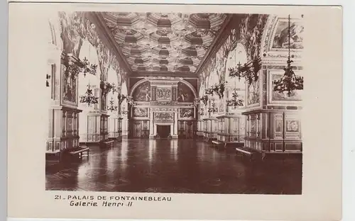 (88209) AK Palais de Fontainebleau, Galerie Henri II.