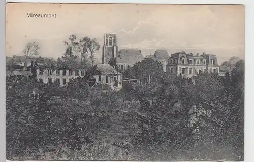 (88205) AK Miraumont, Blick auf den zerstörten Ort, 1914-18