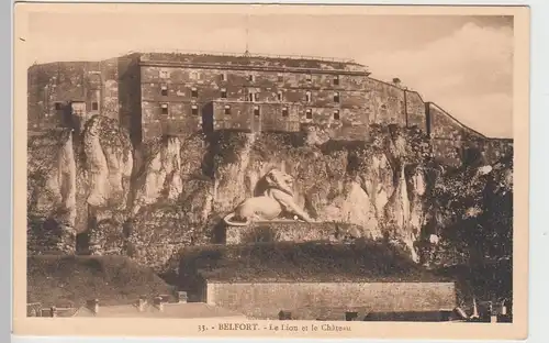 (88182) AK Belfort, Le Lion et le Château, vor 1945