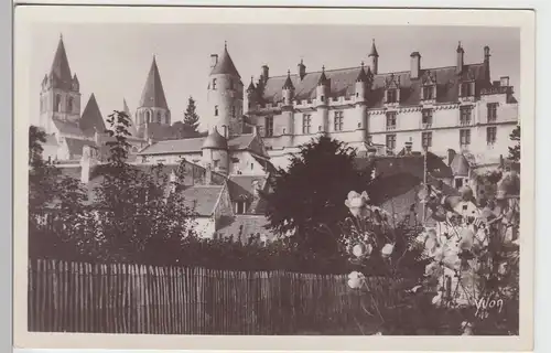 (88175) AK Château de Loches, Vue générale, vor 1945
