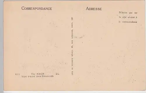 (88172) AK Valence, Vue prise des Granges, vor 1945