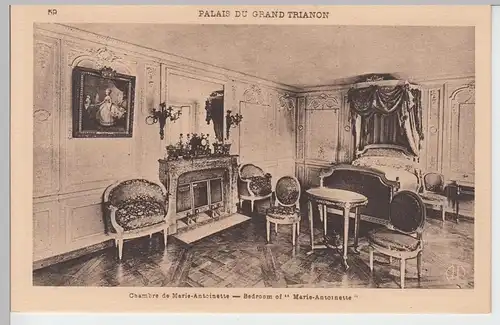 (88165) AK Versailles, Grand Trianon, Chambre de Marie-Antoinette, vor 1945